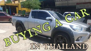 buying a car in thailand