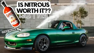 How Much Faster Does NITROUS Make The Miata?