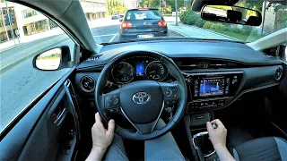 2017 Toyota AURIS Sports Aspiration 1.6l 112HP - POV Test Drive & Fuel consumption check