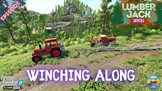 WINCHING ALONG - Silverrun Forest - Episode 2 - Farming Simulator 22