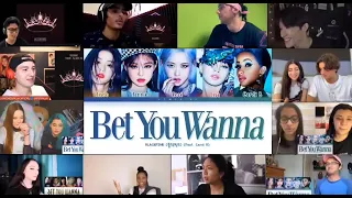 BLACKPINK Bet You Wanna (Feat. Cardi B) Lyrics Color Coded Lyrics/Eng Reaction Mashup