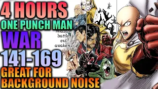 Fall Asleep to 4 Hours of The One Punch Man War (Ch. 141 - 169)