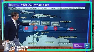 Tracking the Tropics: Tropical Depression Four forms in the Atlantic | 5 p.m. Thursday