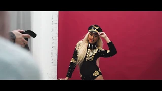 Dj Nastia Zoloto - Photoshoot (video led dj with wings angel butterfly) best djane