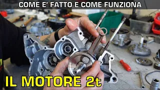 Il MOTORE 2 TEMPI come è fatto, come funziona