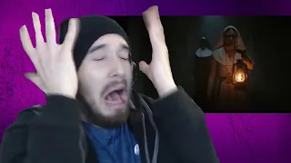 WORST JUMP SCARE EVER!   Reacting to THE NUN Official  Teaser Trailer (Charmx reupload)