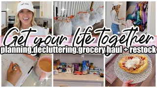 *NEW* GET YOUR LIFE TOGETHER HOMEMAKING MOTIVATION DECLUTTER GROCERY HAUL PLAN WITH ME HOMEMAKING 24