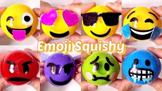 이모지 😜😡😍😈😎🤢😂🥶 말랑이 모아보기 - DIY Emoji Squishy with Nano Tape Series! 🔴Part1🔴