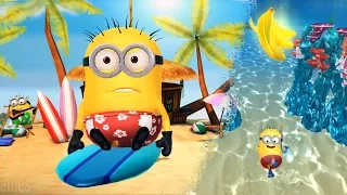 Despicable Me 2 - Minion Rush : Surfer Minion Diving at Minion Beach ! Free Games for Kids