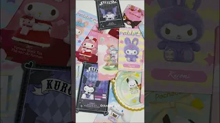 all my miniso blind boxes ✨ #cute #sanrio #hellokitty #kuromi #toy #miniso