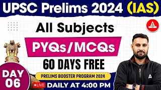 UPSC Prelims 2024 | Full Length Mock Test (All Subjects)| By Ankit Sir | Adda247 IAS #06