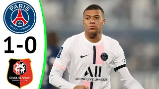 PSG vs Stade Rennais 1-0 Extended Highlights & All Goals 2022 HD