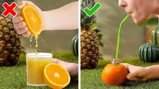 Genius Techniques to Cut And Peel Your Favorite Food In a Flash