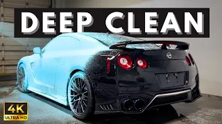 Dirty Godzilla Deep Clean - Nissan GTR Exterior Auto Detailing (Satisfying ASMR)