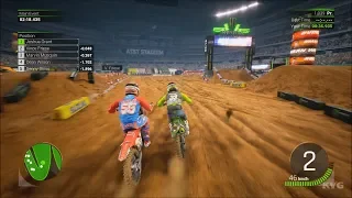 Monster Energy Supercross 2 - Arlington (AT&T Stadium) - Texas Gameplay (PS4 HD) [1080p60FPS]