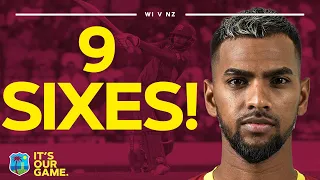 Nicholas Pooran POWER HITTING! | 91 Runs off 55 Balls | West Indies v New Zealand.