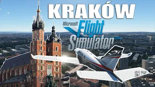 KRAKÓW w Microsoft Flight Simulator! Robi wrażenie!