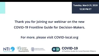 The New COVID-19 Frontline Guide for Decision-Makers