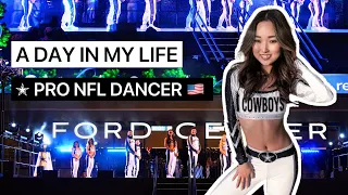 BTS | A DAY IN MY LIFE AS AN NFL PRO DANCER ✭ Dallas Cowboys Rhythm and Blue