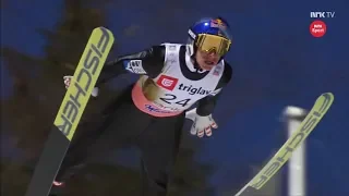 [HD] Gregor Schlierenzauer 253,5m WORLD RECORD FALL Planica 2018