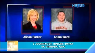 Journalists shot dead in Virginia, USA