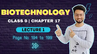 Introduction to biotechnology Class 9 | Lecture 1 | Maharashtra State Board