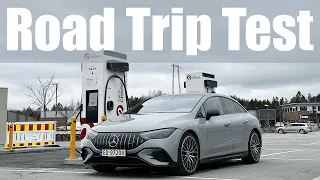 610km Long Trip Test in Mercedes EQE 53AMG