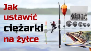 Jak zakładać ciężarki do spławika - rozmieszczenie ciężarków wędkarskich