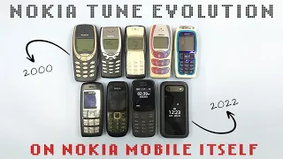 Nokia Tune Evolution on Nokia Mobile Itself | Evolution of Nokia Tune