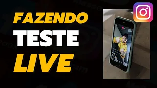 Como Fazer Live Teste No Instagram