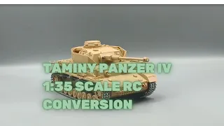 Tamiya Panzer IV full RC conversion 1:35 scale with 3D printing parts