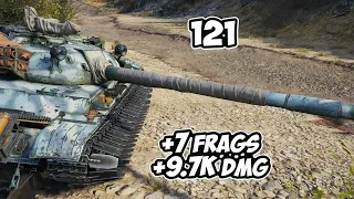 121 - 7 Frags 9.7K Damage - Worthy! - World Of Tanks