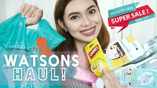 WATSONS HAUL! MGA PAMPAPUTI & more!