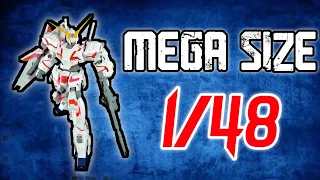 MEGA SIZE UNICORN GUNDAM DESTROY MODE! DABAN MODEL 1/48 SCALE SPEED AND STEP BY STEP BUILD!