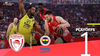 Vezenkov leads Olympiacos past Fener! | Playoffs Game 1, Highlights | Turkish Airlines EuroLeague