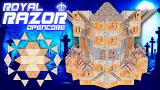 ROYAL RAZOR 3x1 • Torturous Trio Base • Open Core • China Wall Base • RUST