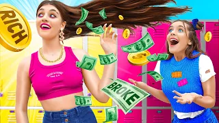 I Became The Richest Girl In The Class | GOOD STUDENT vs BAD STUDENT