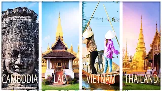 Cambodia - Lao - Vietnam - Thailand | Trip to Southeast Asia in 4K