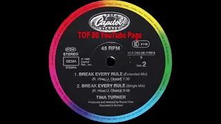 Tina Turner - Break Every Rule (Extended Mix)