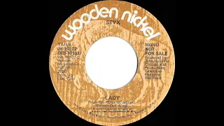 1975 Styx - Lady (mono radio promo 45)