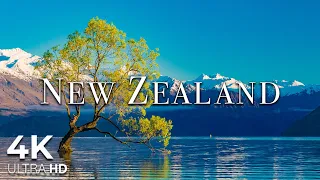 New Zealand 4K - Scenic Relaxation Film With Calming Music - Relaxation Film 4K