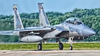 F-15 Eagles Evacuate In Advance Of Hurricane Dorian