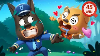 Go away! Biting Monster | Safety Tips | Kids Cartoon | Monster Cartoon | Sheriff Labrador