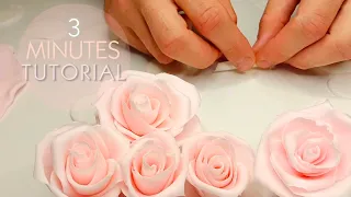 How to make EASY SUGAR ROSES beginners guide