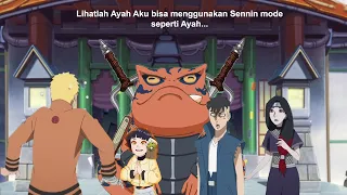 Naruto Terkejut melihat Himawari menggunakan Sage Mode dan ingin seperti Sanin Jiraiya - Boruto 267