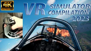 War Thunder VR 4k Joystick Simulator Air Battles Plane Gameplay 2023