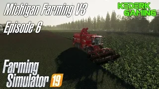 Making bank, wrapping up sugar beet harvest - Michigan Farming #6 - FS19 Timelapse