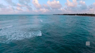 Dominican Republic, Punta Cana, Uvero Alto aerial. Атлантический Океан, Доминиканская Республика