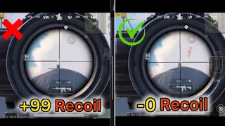 Tips for No Recoil Controlling And Accurate Spray Recoil for M416 + 6x Scope Settings!
