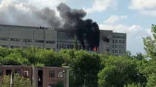 На заводе в Харькове произошел пожар